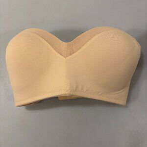 Lively 32 DD Nude Beige Toasted Almond No-Wire Strapless Bra NEW